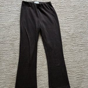 Urban Outfitters kick flare plaid pants